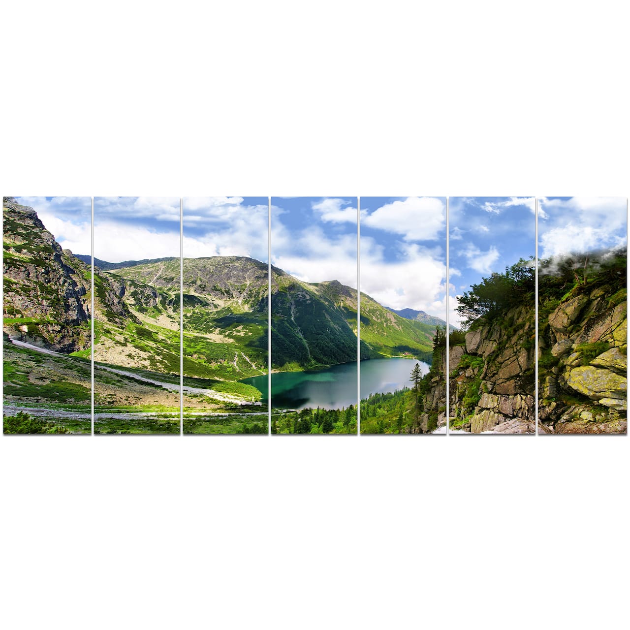 Designart - Incredible View of Tatra Mountains - Landscape Canvas Art Print